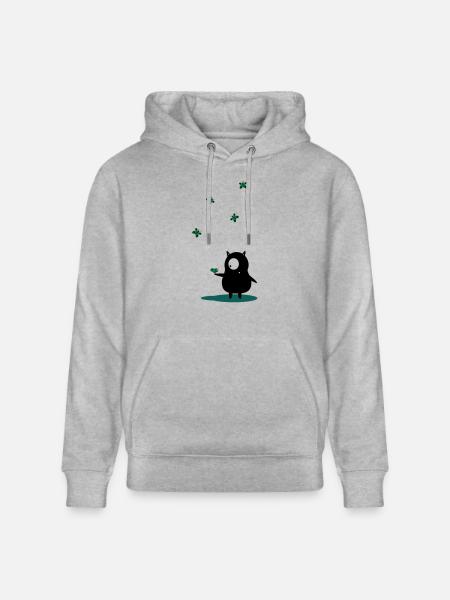 schmetterlinge - Stanley/Stella Unisex Bio-Hoodie CRUISER  - Grau meliert