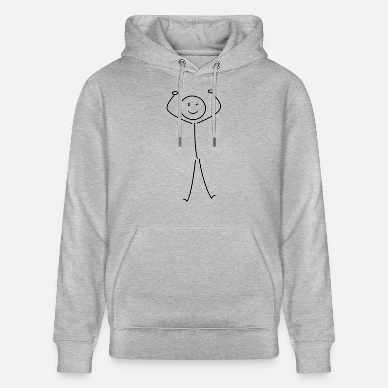 Strichmann - Sweat à capuche bio CRUISER Stanley/Stella Unisexe - gris chiné