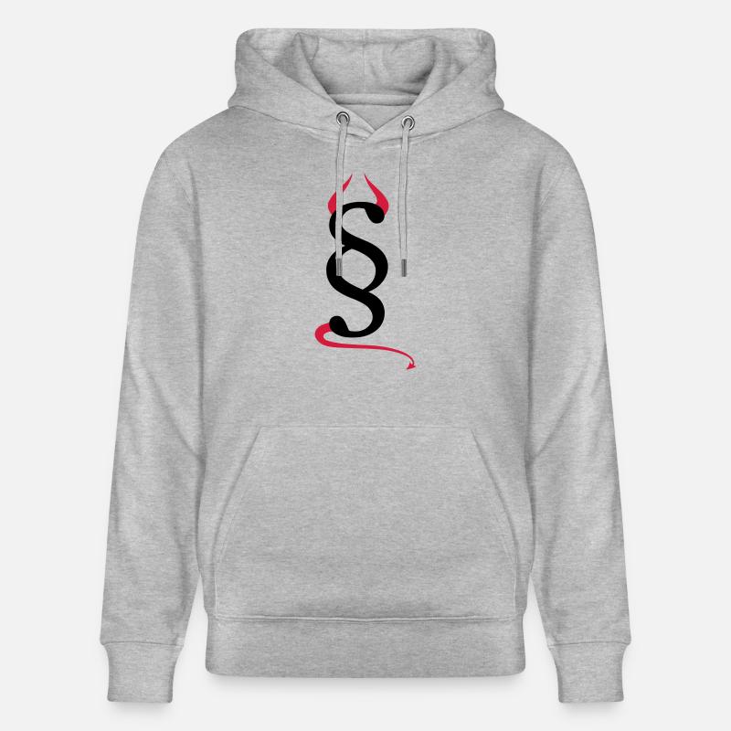 Devils Paragraph - Stanley/Stella Unisex Bio-Hoodie CRUISER  - Grau meliert