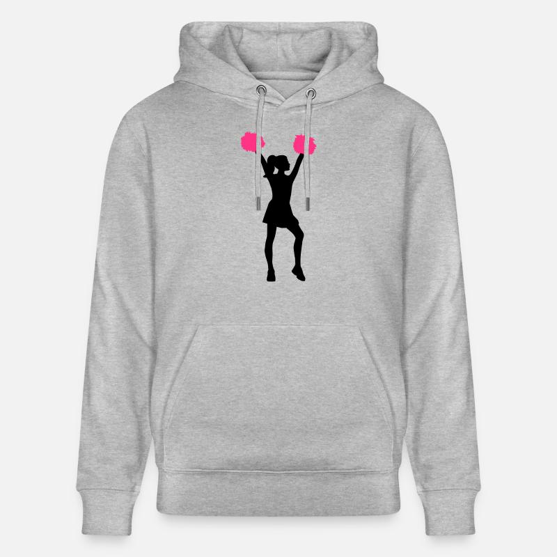 Cheerleader - Sweat à capuche bio CRUISER Stanley/Stella Unisexe - gris chiné