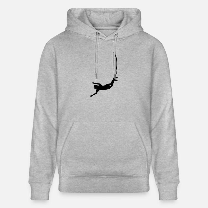 Saut à l'élastique - Sweat à capuche bio CRUISER Stanley/Stella Unisexe - gris chiné