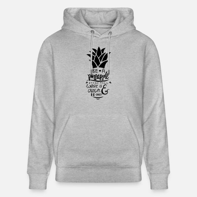Be A Pineapple - Sweat à capuche bio CRUISER Stanley/Stella Unisexe - gris chiné