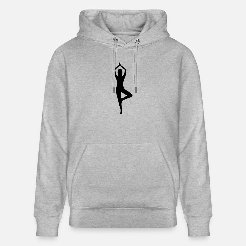 yoga - Sweat à capuche bio CRUISER Stanley/Stella Unisexe - gris chiné