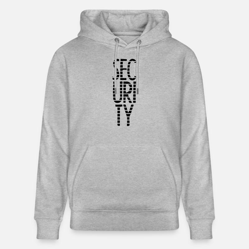 Security Star Stamp - Sweat à capuche bio CRUISER Stanley/Stella Unisexe - gris chiné