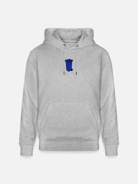 blaue Tonne - Stanley/Stella Unisex Bio-Hoodie CRUISER - Grau meliert