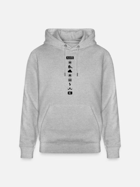 Canon Weißabgleich - Stanley/Stella Unisex Bio-Hoodie CRUISER  - Grau meliert