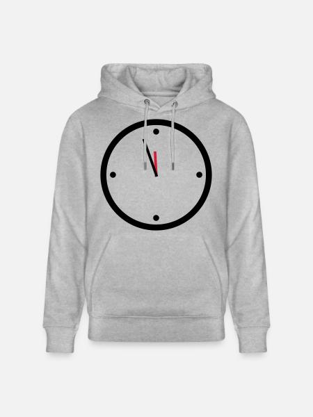 11:55 - Sweat à capuche bio CRUISER Stanley/Stella Unisexe - gris chiné