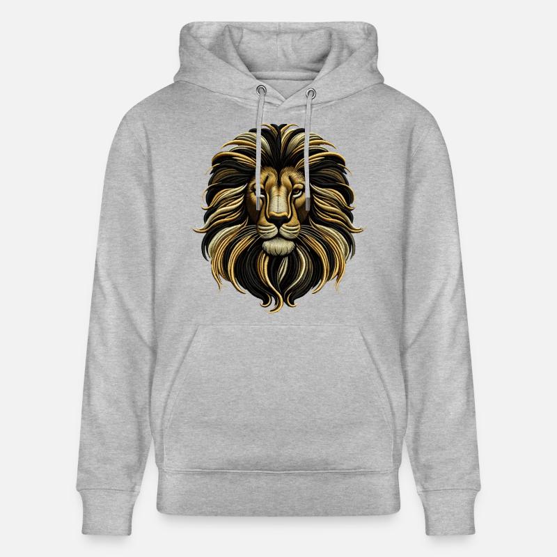 Emblème Élégance Entrelacée - Sweat à capuche bio CRUISER Stanley/Stella Unisexe - gris chiné