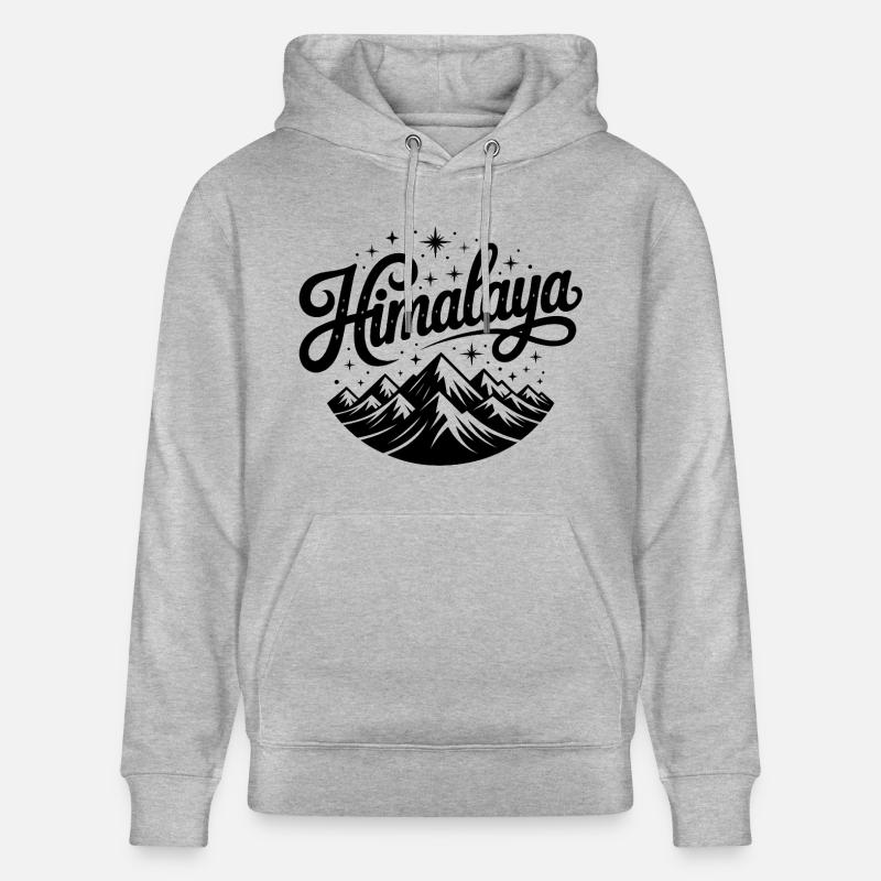 Himalaya - Conception de souvenirs - Sweat à capuche bio CRUISER Stanley/Stella Unisexe - gris chiné