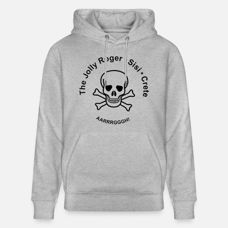 Le Jolly Roger, Sissi, Crète - Sweat à capuche bio CRUISER Stanley/Stella Unisexe - gris chiné