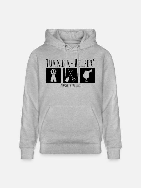 Turnier-Helfer - Stanley/Stella Unisex Bio-Hoodie CRUISER  - Grau meliert