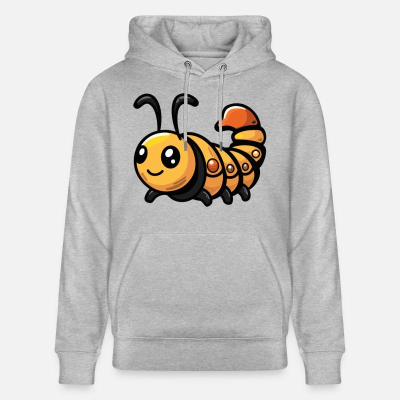 Bande dessinée de ver - Sweat à capuche bio CRUISER Stanley/Stella Unisexe - gris chiné