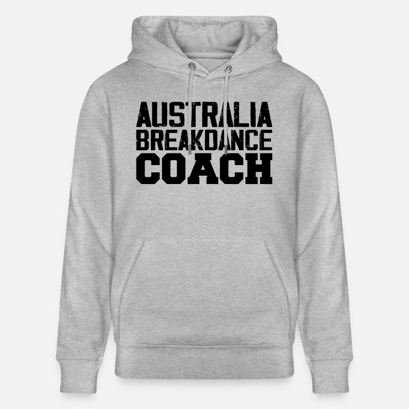 Australia Breakdance Coach - Sweat à capuche bio CRUISER Stanley/Stella Unisexe - gris chiné