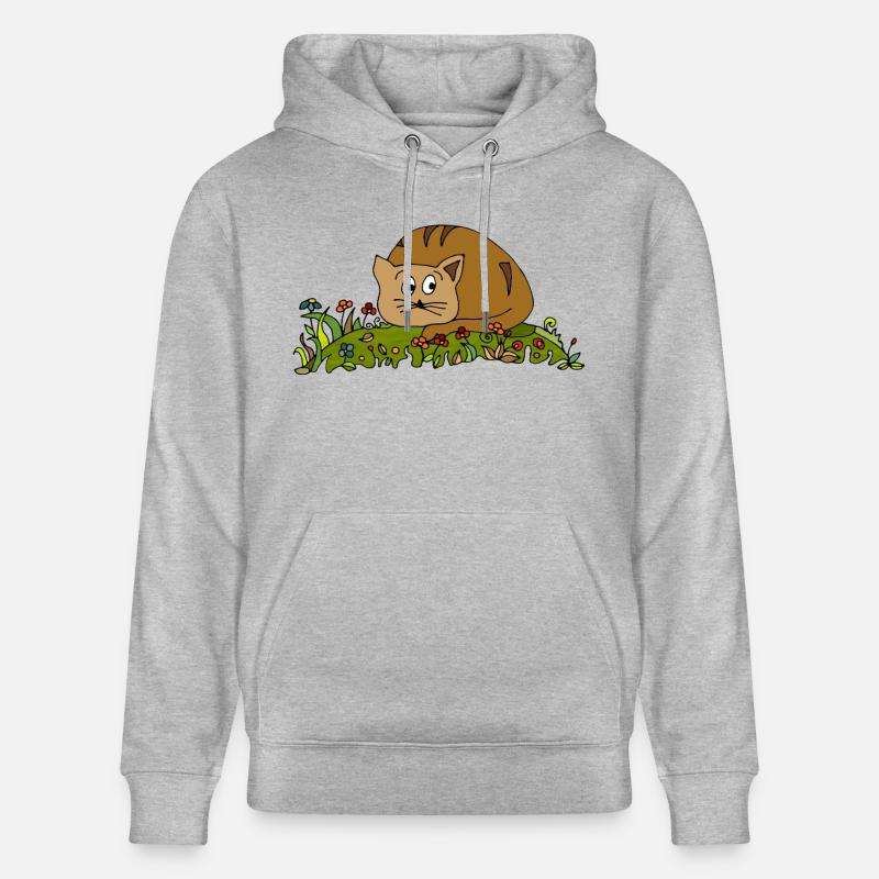 Chat - Sweat à capuche bio CRUISER Stanley/Stella Unisexe - gris chiné