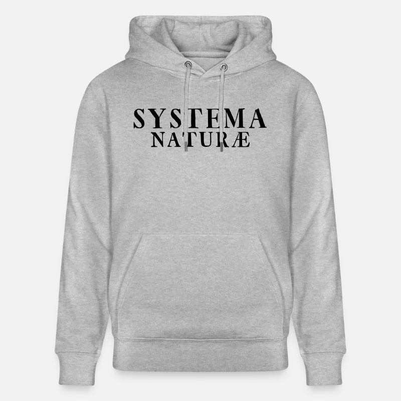 Systema Naturae - Sweat à capuche bio CRUISER Stanley/Stella Unisexe - gris chiné
