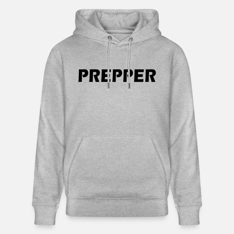 Prepper - Sweat à capuche bio CRUISER Stanley/Stella Unisexe - gris chiné