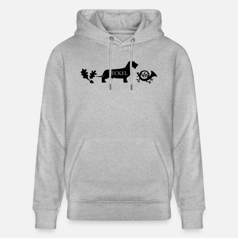 teckels de chasse - Sweat à capuche bio CRUISER Stanley/Stella Unisexe - gris chiné