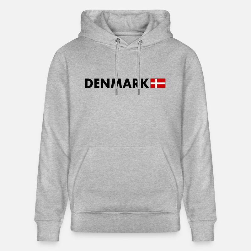 Dänemark - Stanley/Stella Unisex Bio-Hoodie CRUISER  - Grau meliert