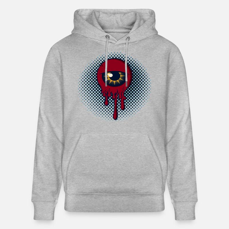 Auge - Stanley/Stella Unisex Bio-Hoodie CRUISER  - Grau meliert