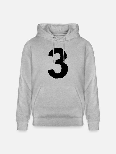 3 - Stanley/Stella CRUISER Unisex Organic Hoodie - heather grey