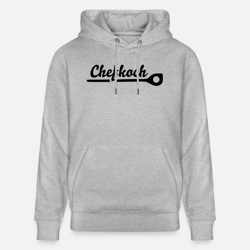 Cuisinier - Sweat à capuche bio CRUISER Stanley/Stella Unisexe - gris chiné