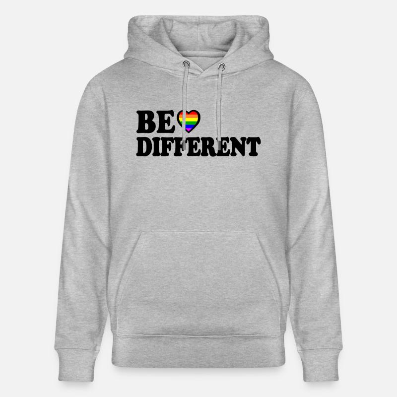 Be different - Sweat à capuche bio CRUISER Stanley/Stella Unisexe - gris chiné