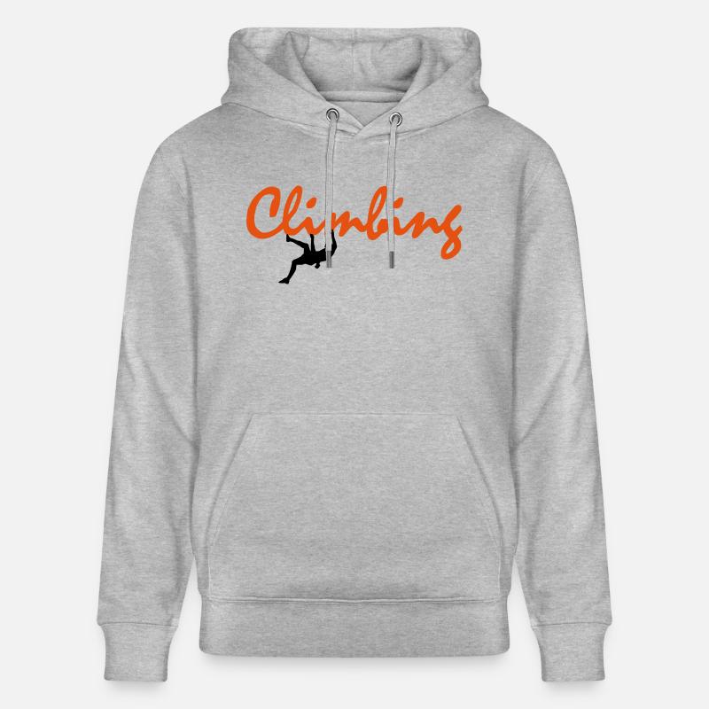 Climbing - Sweat à capuche bio CRUISER Stanley/Stella Unisexe - gris chiné
