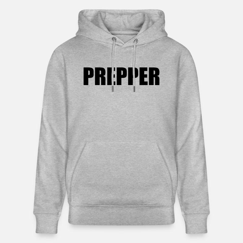 Prepper - Sweat à capuche bio CRUISER Stanley/Stella Unisexe - gris chiné