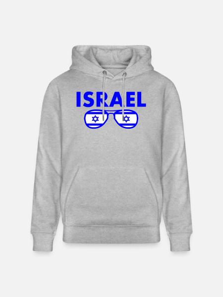 Israel - Stanley/Stella CRUISER Unisex Organic Hoodie - heather grey