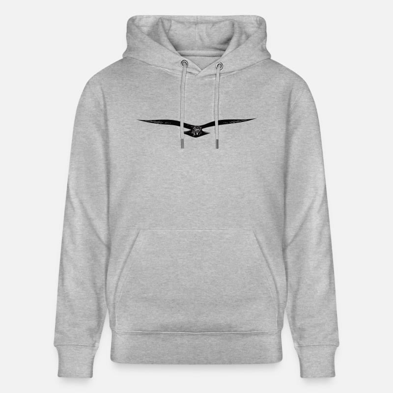 Aigle volant élégant - Sweat à capuche bio CRUISER Stanley/Stella Unisexe - gris chiné