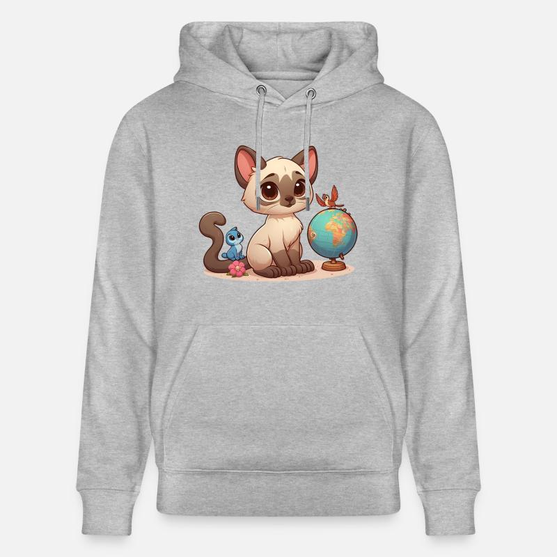 siamois 2 - Sweat à capuche bio CRUISER Stanley/Stella Unisexe - gris chiné