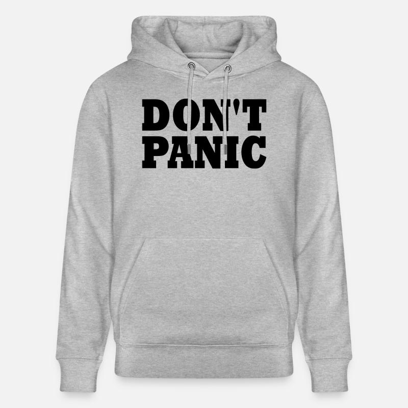 don't panic - Sweat à capuche bio CRUISER Stanley/Stella Unisexe - gris chiné