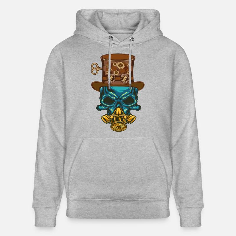 Steampunk Steampunker Steampunks Steampunkers - Sweat à capuche bio CRUISER Stanley/Stella Unisexe - gris chiné