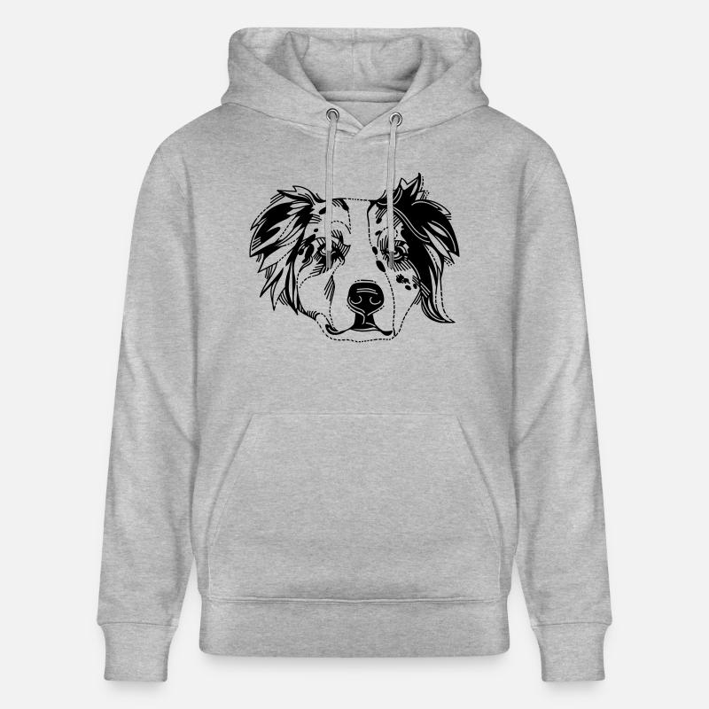 Australian Shepherd - Sweat à capuche bio CRUISER Stanley/Stella Unisexe - gris chiné