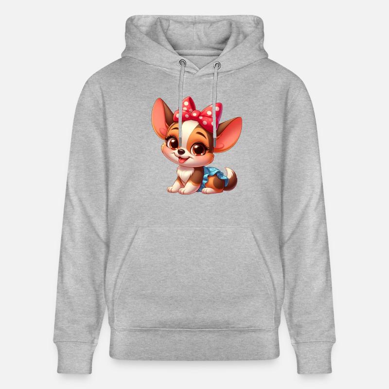 chihuahua 9 - Sweat à capuche bio CRUISER Stanley/Stella Unisexe - gris chiné