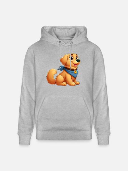 Labrador 3 - Stanley/Stella CRUISER Unisex Organic Hoodie - heather grey