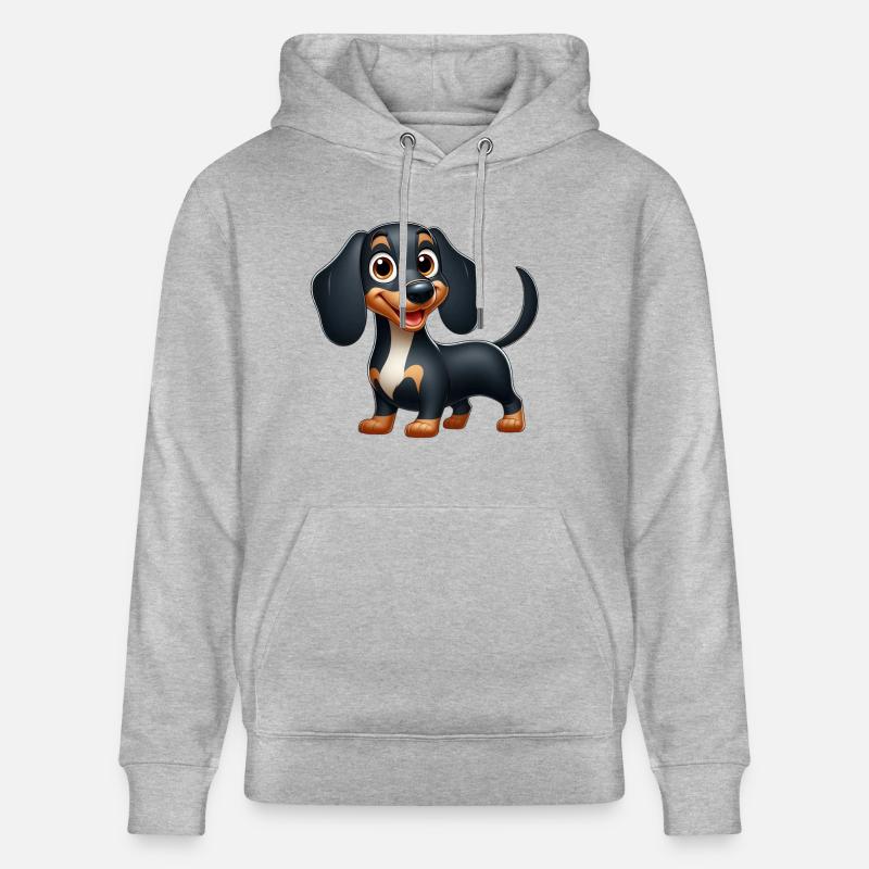 teckel 5 - Sweat à capuche bio CRUISER Stanley/Stella Unisexe - gris chiné