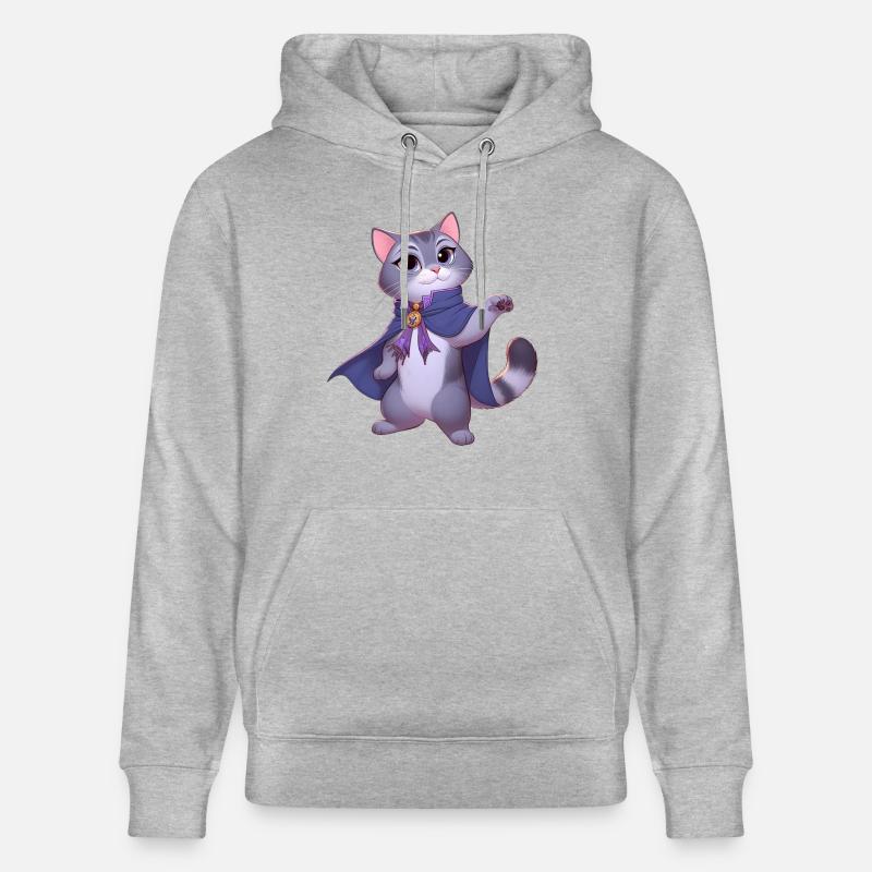 chat élégant - Sweat à capuche bio CRUISER Stanley/Stella Unisexe - gris chiné