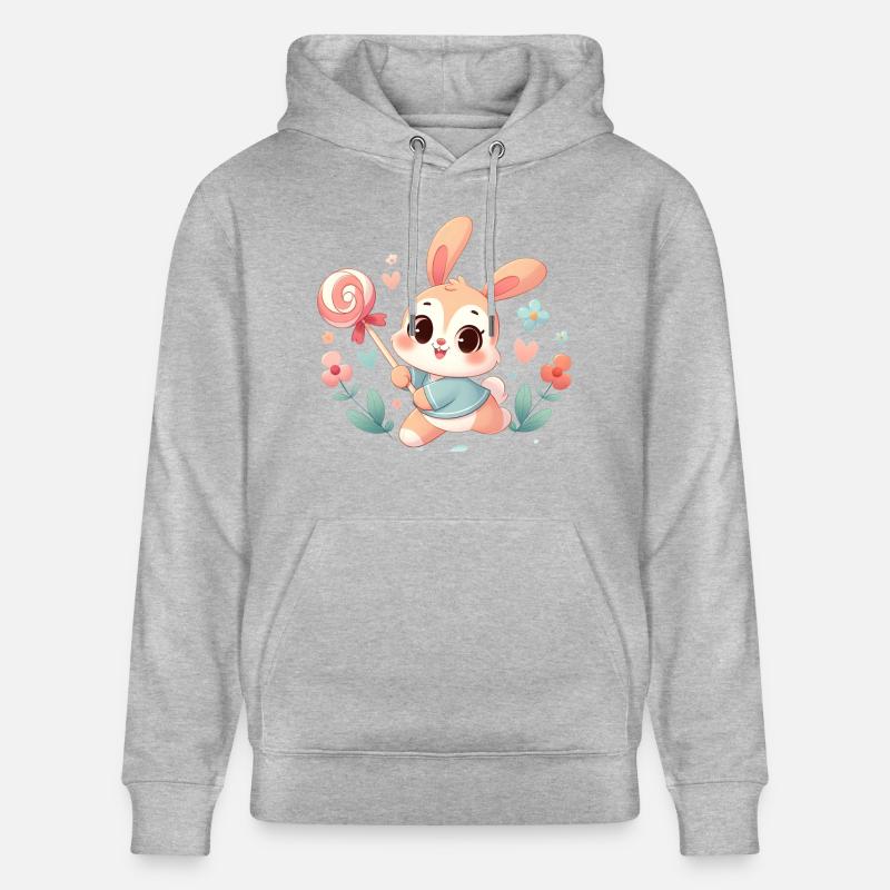 lapin 4 - Sweat à capuche bio CRUISER Stanley/Stella Unisexe - gris chiné