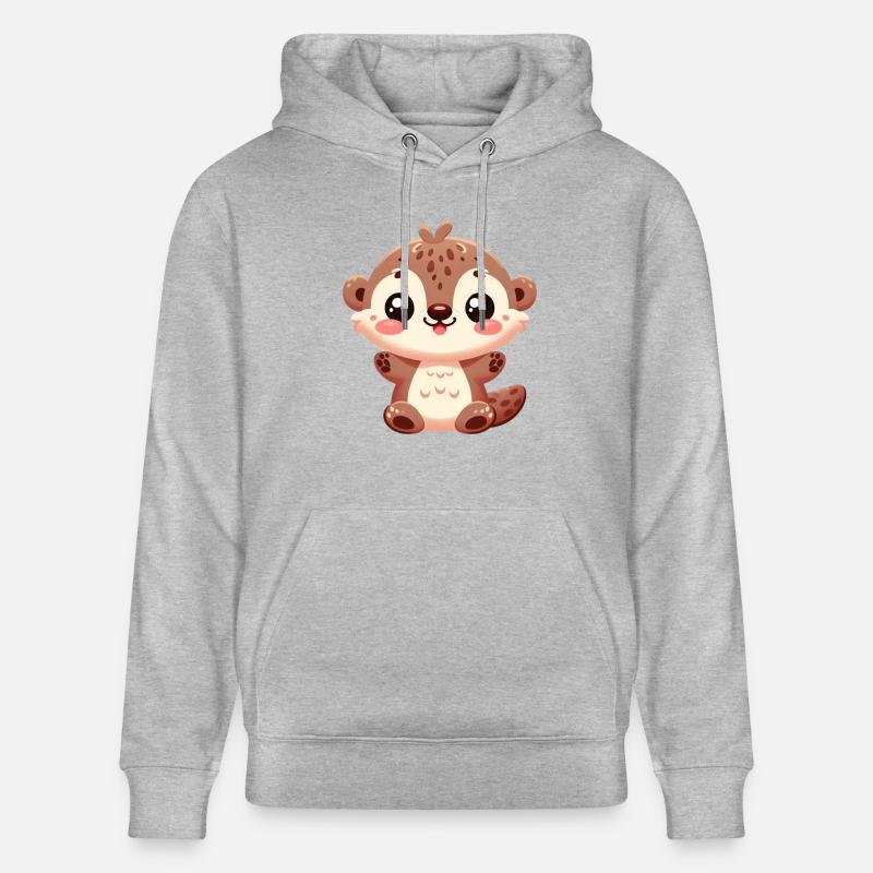 loutre 13 - Sweat à capuche bio CRUISER Stanley/Stella Unisexe - gris chiné