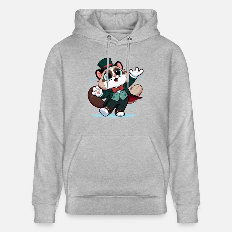 magic ragdoll - Sweat à capuche bio CRUISER Stanley/Stella Unisexe - gris chiné