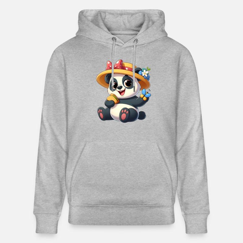 panda 2 - Sweat à capuche bio CRUISER Stanley/Stella Unisexe - gris chiné