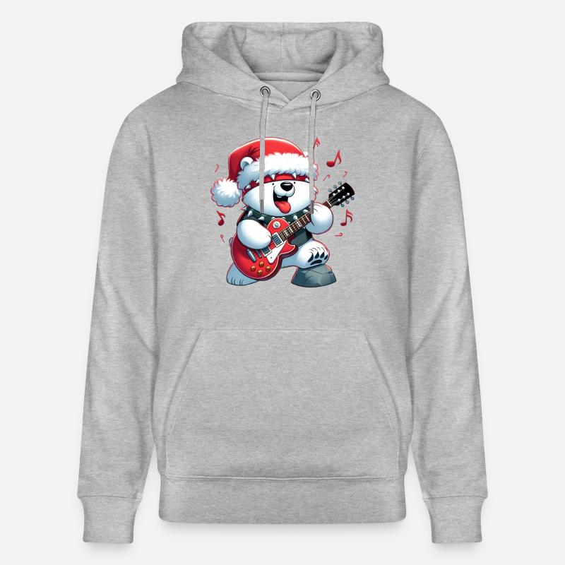 polar bear 7 - Sweat à capuche bio CRUISER Stanley/Stella Unisexe - gris chiné