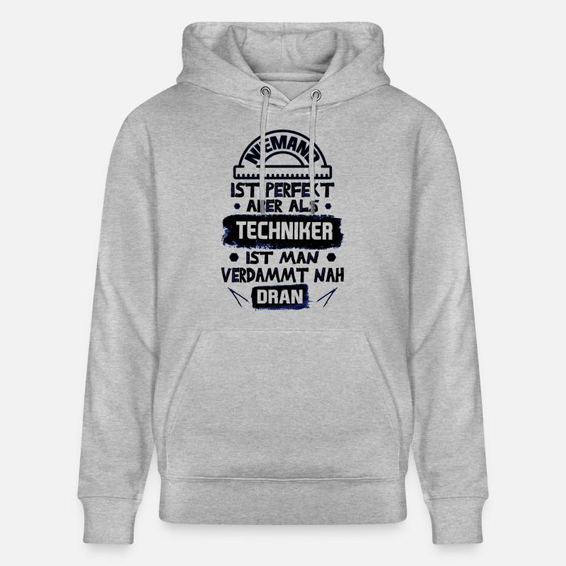 technicien - Sweat à capuche bio CRUISER Stanley/Stella Unisexe - gris chiné
