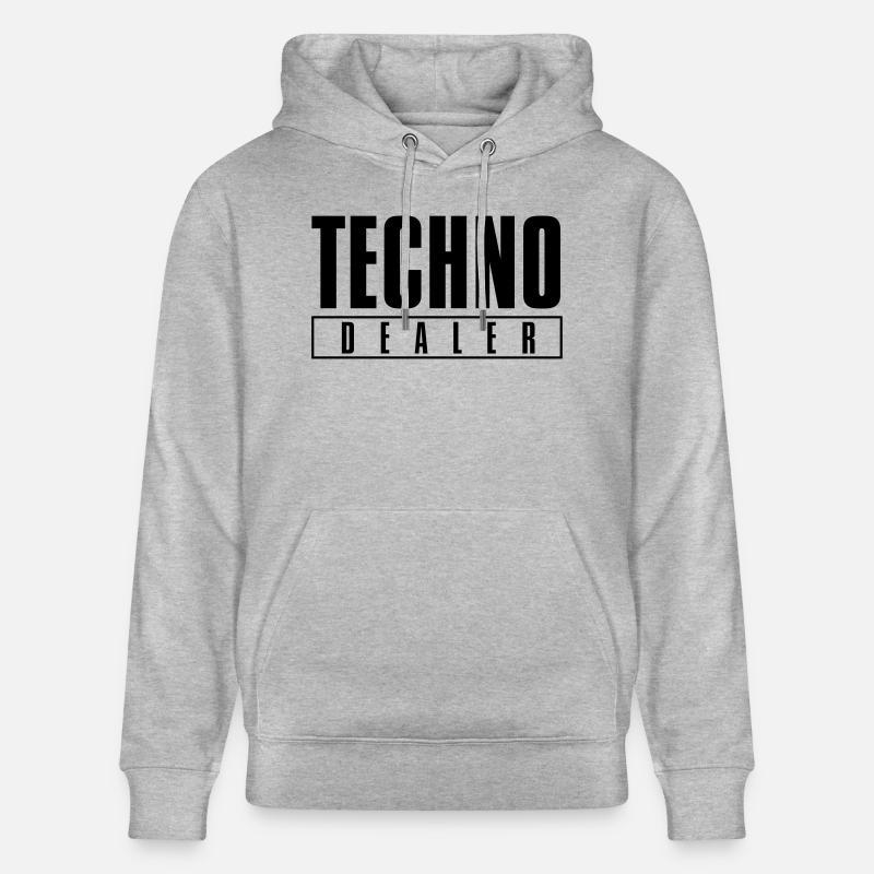 Concessionnaire Techno - Sweat à capuche bio CRUISER Stanley/Stella Unisexe - gris chiné