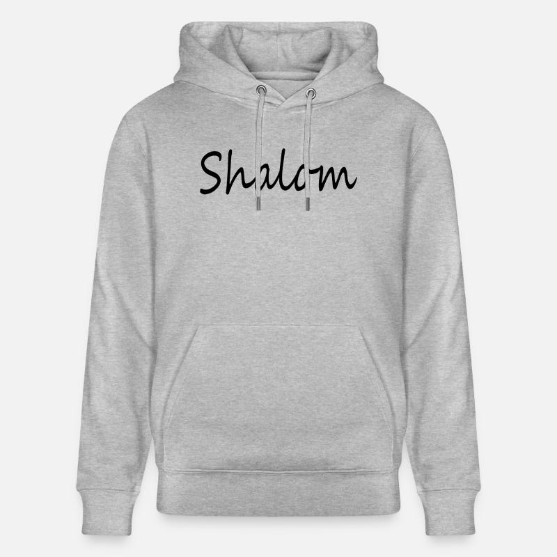 Shalom - Sweat à capuche bio CRUISER Stanley/Stella Unisexe - gris chiné