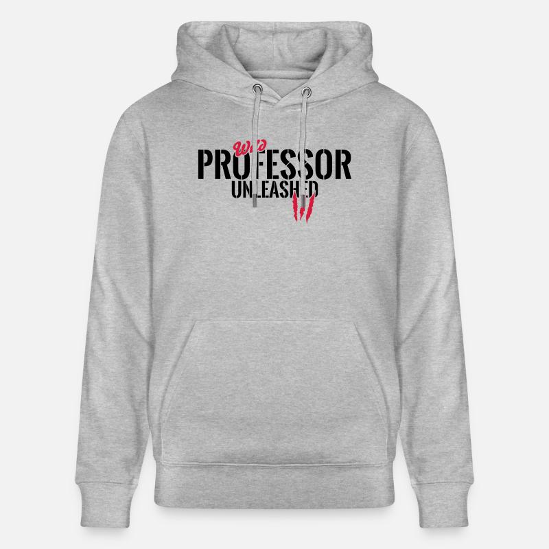 Professeur Wilder unleashed - Sweat à capuche bio CRUISER Stanley/Stella Unisexe - gris chiné