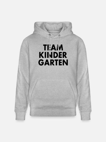 Team kindergarten - Stanley/Stella Unisex Bio-Hoodie CRUISER - Grau meliert