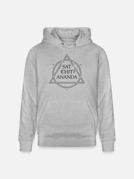 SAT CHIT ANANDA vector - Stanley/Stella Unisex Bio-Hoodie CRUISER - Grau meliert