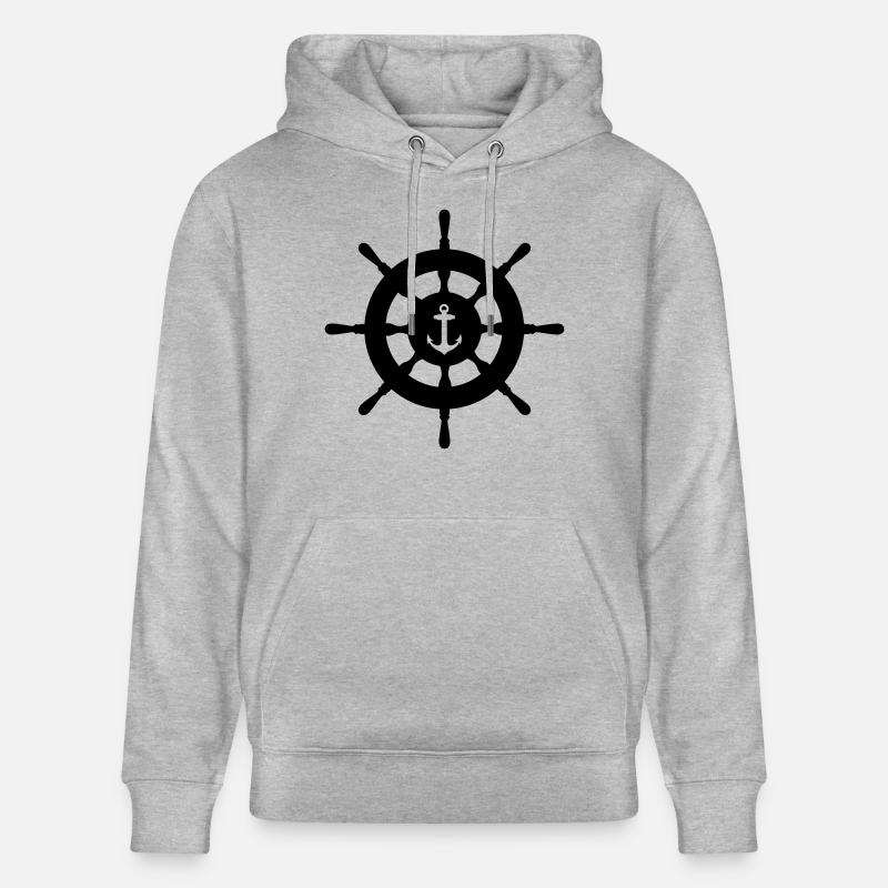 helm - Sweat à capuche bio CRUISER Stanley/Stella Unisexe - gris chiné